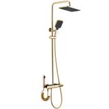Duschgarnitur mit Thermostat REA ROB Gold