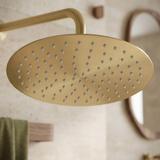 Kerek esőztető zuhanyfej REA JS-P014BG 30cm Brush Gold