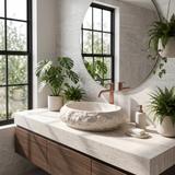 Aufsatzwaschbecken Rea Mika Light Grey