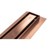 Odtokový žlab NEO Slim Pro brushed copper 70