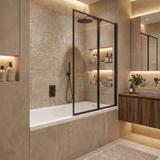 Acryl-Einbaubadewanne Rea Prima 140
