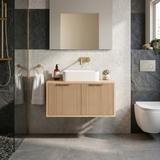 Waschtischunterschrank Rea Core 80cm Beige