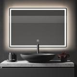 Spiegel LED 80x60cm P10407