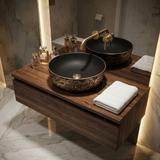 Aufsatzwaschbecken Rea Babilon Gold
