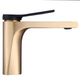 Waschbeckenarmatur REA Soul Gold mat black low
