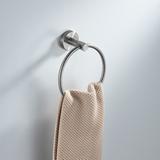 Badrumskrok RING 6610 Modern Borstad Nickel