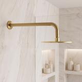Duscharm rund REA JS-9021 40cm Brush gold