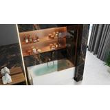 Pare-baignoire Rea Elegant Brush Copper 80