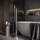 Fristående badkarsblandare Rea Lungo Diamond Chrome
