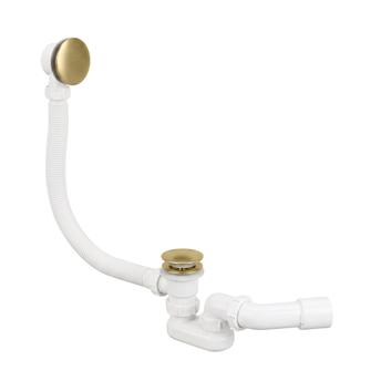 Sifon za kadu Rea sa click-clack ventilom Brush Gold