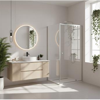 Rea suihkukaappi Rea Primo Swing 100x100 Chrome