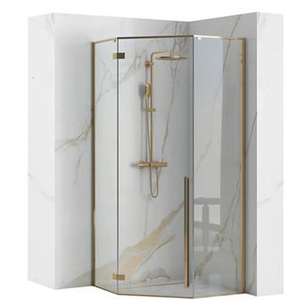 Dušas kabīne Rea DIAMOND 100x100 GOLD