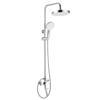 Shower set REA BLOOM WHITE CHROME