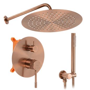 Podomietková sprchová súprava Rea Venti Brush Copper + BOX