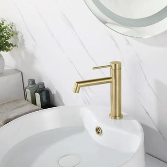 Смеситель Rea Foss GOLD BRUSH Low