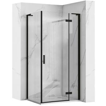 Cabina doccia REA Hugo Black 80x80