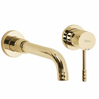 Inbyggd Blandare REA LUNGO Diamond Guld + BOX