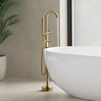 Vloeren  badmengkraan Rea Ortis Gold