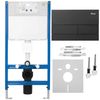 WC voorwand installatiesysteem K011A-Q REA T Black