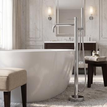 Samostojeća pipa Rea Lungo Diamond Chrome