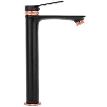 Bathroom faucet Rea Viral Black-rose gold High