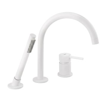 3-Loch-Badewannenarmatur Rea Lungo White