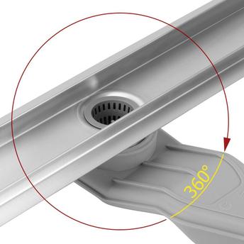 Odpływ Liniowy Rea Neox Superflow Stal Szczotkowana 50
