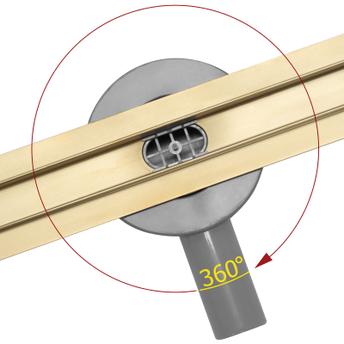 lineáris lefolyó Rea Neo Slim Gold Pro 50