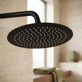 Runde Regendusche REA JS-P014B 25cm Black