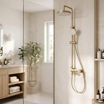 Shower set REA Veneta Brush Gold