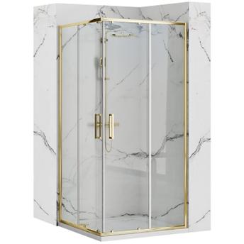 Rea Punto 80x80 dušas kabīne Gold