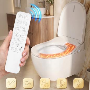 Viseća WC šolja REA Carlo Smart Comfort Tornado