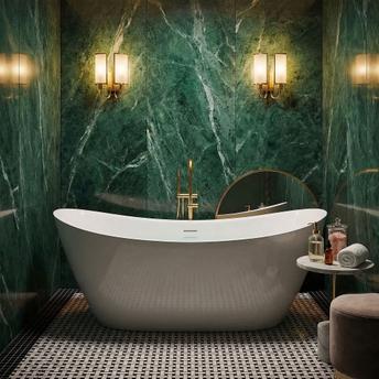 Freestanding bath Rea Ferrano Slim 160