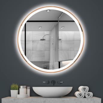 Miroir LED 70cm MMJ brush COPPER