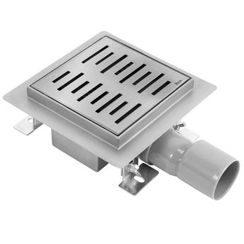 Трап для душа REA LINE 150x150 Nickel Brush