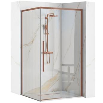 SOLAR dušas kabīne Copper Brush 90x90