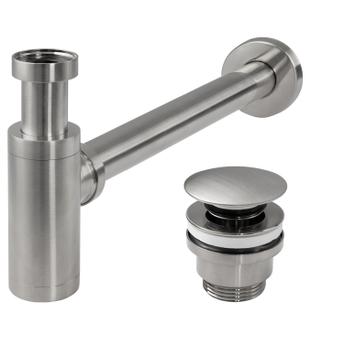 Syphon Klik-Klak REA BRUSH NICKLE INOX