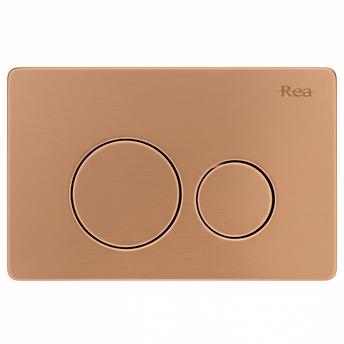 Drukknop voor WC-muurinstallatie Rea I K011A-Q Copper Brush