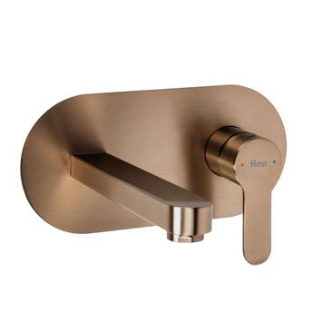 Rubinetto da parete REA Arcos Brush Copper