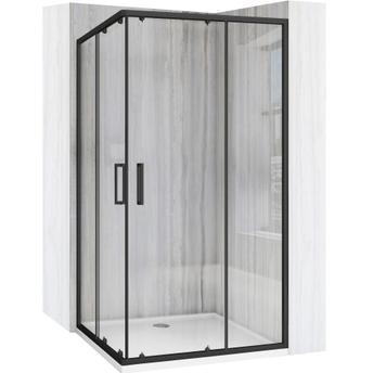 Duschkabine Rea City 80 x 100 Black
