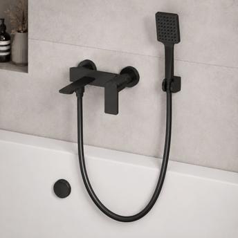 Tuš crijevo protiv uvijanja Rea Black 150 cm