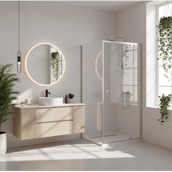 Rea suihkukaappi Rea Primo Swing 100x70 Chrome