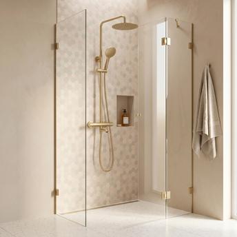 Rea Lungo Diamond Gold Brush dušikomplekt koos termostaadiga