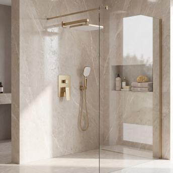 Kit de douche encastré Rea Joe Brush Gold + BOX
