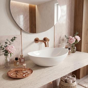 Wall Mounted faucet Rea Foster Brush Copper