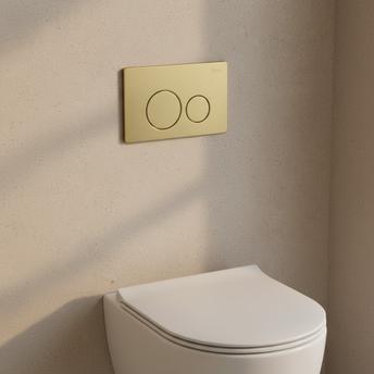 Drukknop voor WC-muurinstallatie Rea I K011A-Q Gold Brush