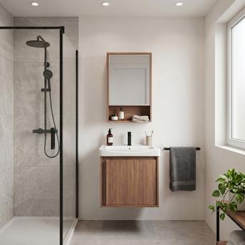Bathroom furniture set with washbasin Gama T25023 HHL 50CM