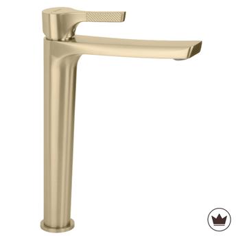 Waschbeckenarmatur PREMIUM Rea Maxim Brush Gold High