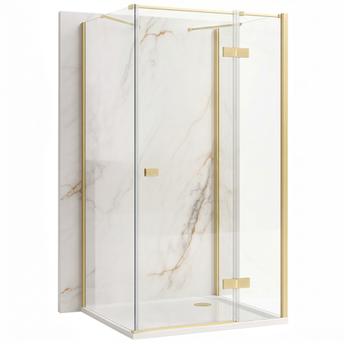 Rea suihkukaappi Rea Atlas 100x90 Brush Gold