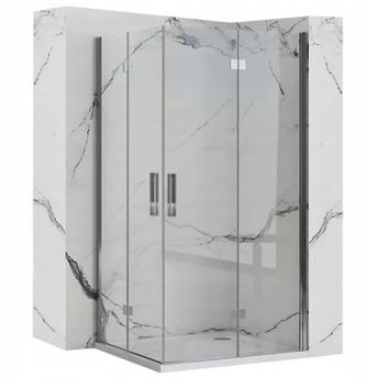 Cabina doccia Rea Molier Chrome Double 100x100